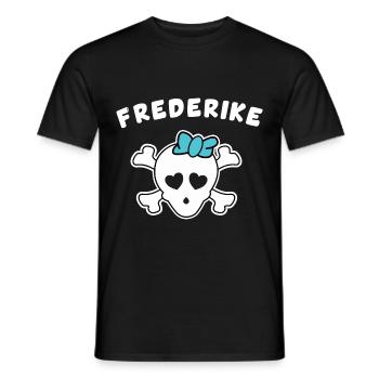 Pirate Frederike Design for girls and women - Men's T-Shirt - black - Front - AI Model Male 178 light (178cm)