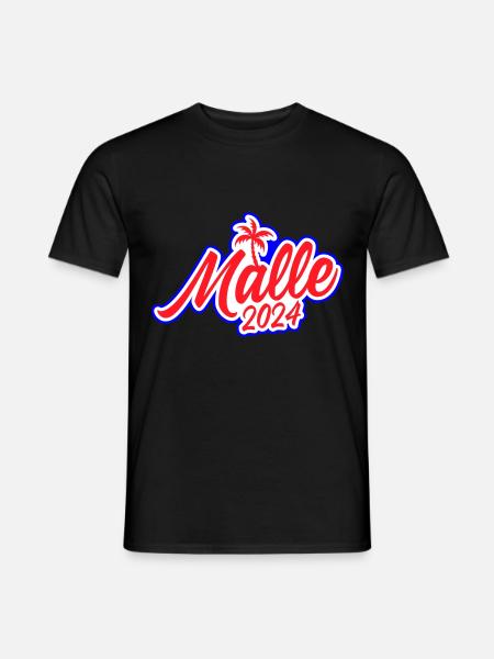 Malle 2024 - Männer T-Shirt - Schwarz