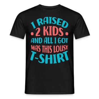 Mutter - Männer T-Shirt - Schwarz - Vorne - AI Model Male 178 light (178cm)