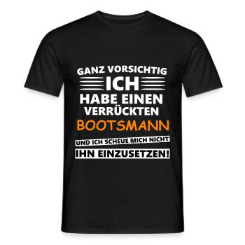 Spruch Bootsmann Geschenk - Männer T-Shirt - Schwarz - Vorne - AI Model Male 178 light (178cm)