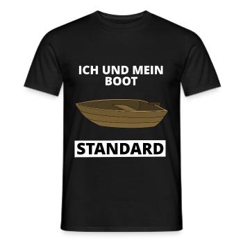 Standard Boot Geschenk - Männer T-Shirt - Schwarz - Vorne - AI Model Male 178 light (178cm)