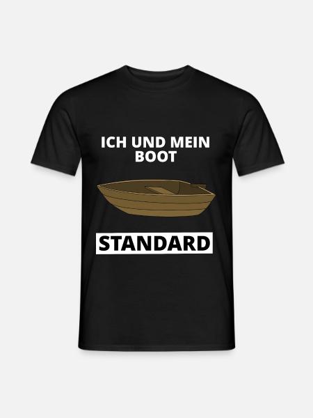 Standard Boot Geschenk - Männer T-Shirt - Schwarz