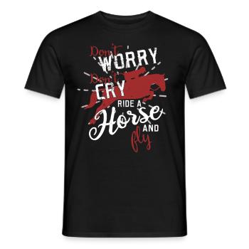 Prix du cheval - T-shirt homme - noir - Devant - AI Model Male 178 light (178cm)