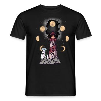 Phare Phares marin maritime fille - T-shirt homme - noir - Devant - AI Model Male 178 light (178cm)