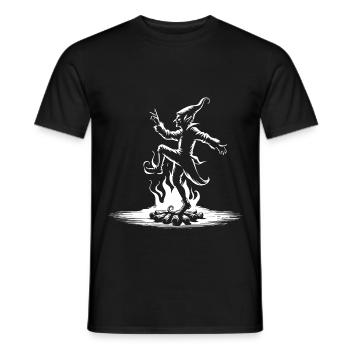 Cool Rumpelstiltskin Design – Cheeky & Legendary - Men's T-Shirt - black - Front - AI Model Male 178 light (178cm)