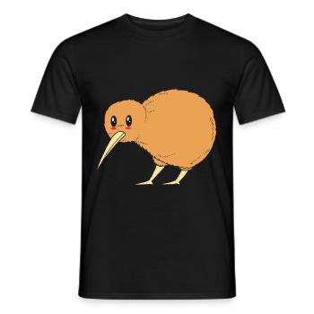 kiwi-oiseau kiwi - T-shirt homme - noir - Devant - AI Model Male 178 light (178cm)