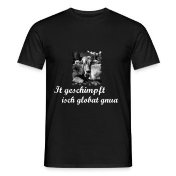 Il gibes sur globat gnua - T-shirt homme - noir - Devant - AI Model Male 178 light (178cm)