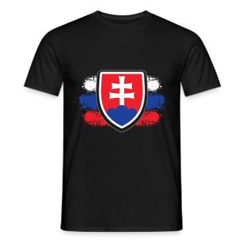 Slowenien - Männer T-Shirt - Schwarz - Vorne - AI Model Male 178 light (178cm)