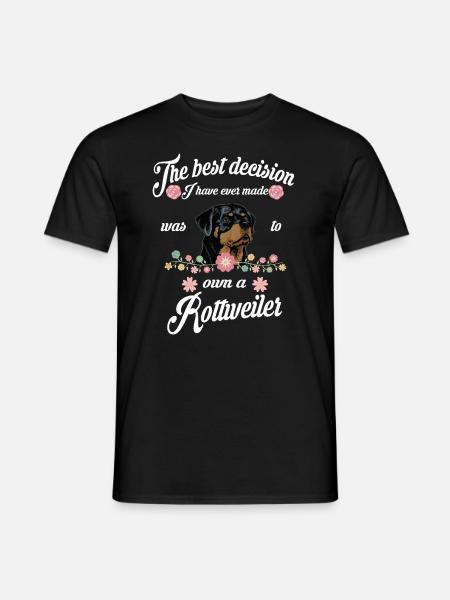 rottweiler - Men's T-Shirt - black