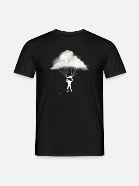 skydiving gift skydive - Männer T-Shirt - Schwarz