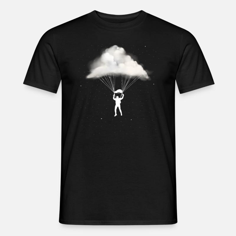 skydiving gift skydive - T-shirt homme - noir