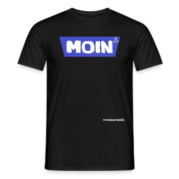 Espèce de moule moin | Bienvenue Côte - T-shirt homme - noir - Devant - AI Model Male 178 light (178cm)