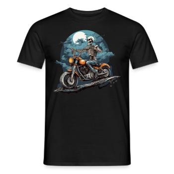 Biker de la mort - T-shirt homme - noir - Devant - AI Model Male 178 light (178cm)