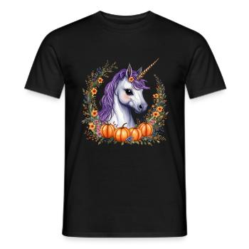 halloween pony - Men's T-Shirt - black - Front - AI Model Male 178 light (178cm)