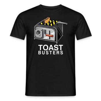 Lustiges Toasthemd - Geschenk für Brotglutenliebhaber - Männer T-Shirt - Schwarz - Vorne - AI Model Male 178 light (178cm)