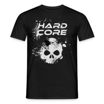 Hard core gabber design - Men's T-Shirt - black - Front - AI Model Male 178 light (178cm)