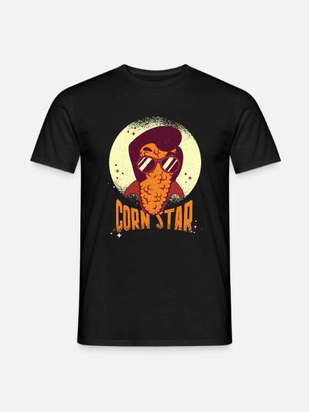 Corn Star Funny Farm - Men's T-Shirt - black