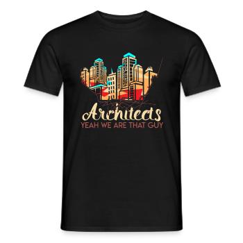 Architekten Architektur Architekt Haus Geschenk - Männer T-Shirt - Schwarz - Vorne - AI Model Male 178 light (178cm)