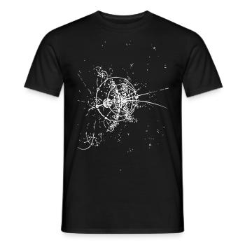Résumé - T-shirt homme - noir - Devant - AI Model Male 178 light (178cm)