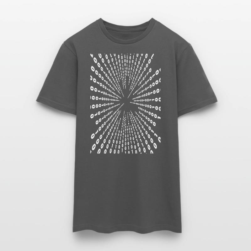 Binary code (white) Men's T-Shirt