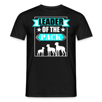 Ridgeback "Leader of the Pack" - Men's T-Shirt - black - Front - AI Model Male 178 light (178cm)