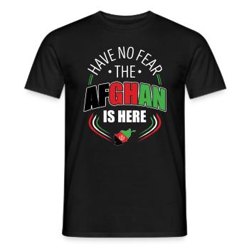 Habe Keine Angst, Der Afghane Ist Hier - Männer T-Shirt - Schwarz - Vorne - AI Model Male 178 light (178cm)