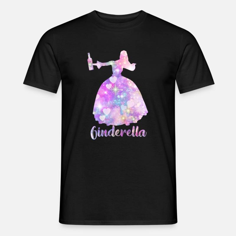 Ginderella Junggesellinnen - Männer T-Shirt - Schwarz