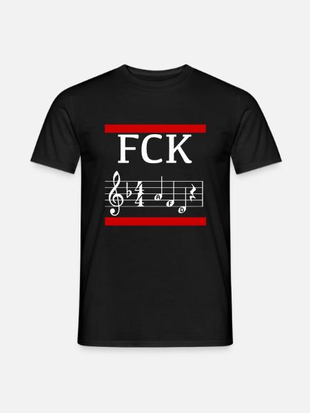FCK AFD - Männer T-Shirt - Schwarz