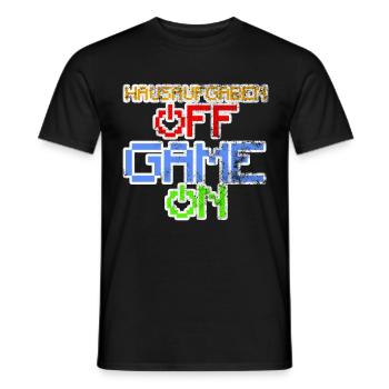Les devoirs hors jeu sur le jeu - T-shirt homme - noir - Devant - AI Model Male 178 light (178cm)