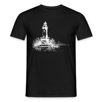 Urlaub – Shirt Strandurlaub Leuchtturm Geschenk - Männer T-Shirt - Schwarz - Vorne - AI Model Male 178 light (178cm)
