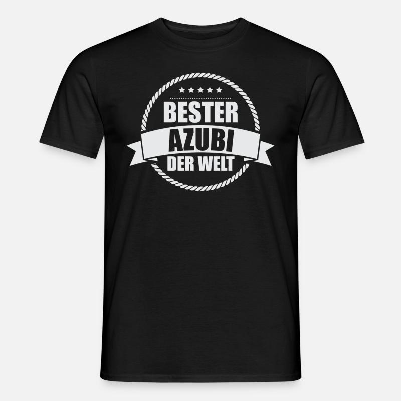 Bester Azubi der Welt - Männer T-Shirt - Schwarz