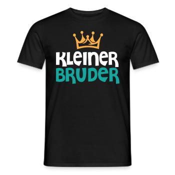 Kleiner Bruder Geschwister Geschenk Partnerlook - Männer T-Shirt - Schwarz - Vorne - AI Model Male 178 light (178cm)