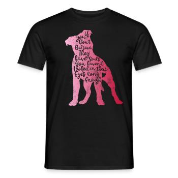Âmes pitbull - T-shirt homme - noir - Devant - AI Model Male 178 light (178cm)