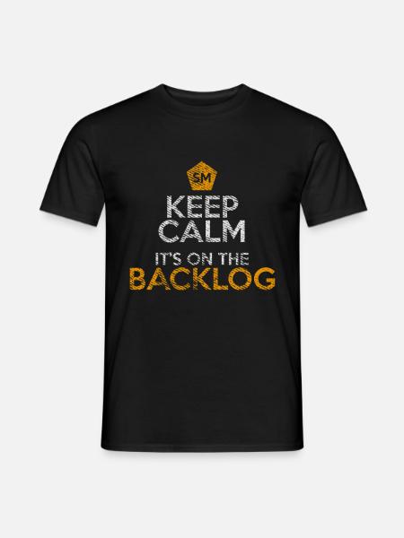 Backlog Scrum Master Docker Computer Geek - Men's T-Shirt - black