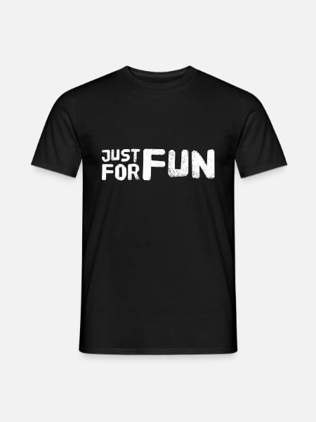 JUST FOR FUN - Men's T-Shirt - black
