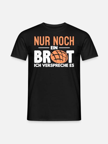 Hobbybäcker Brot Backen Bäcker Sauerteig - Männer T-Shirt - Schwarz