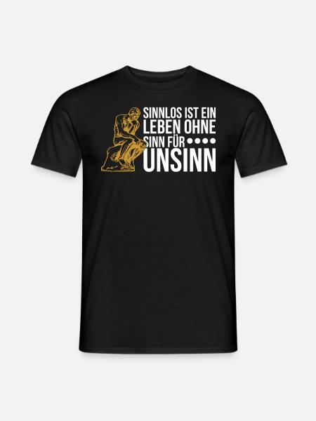 Philosophie Philosoph Philosophen Geschenk - Männer T-Shirt - Schwarz