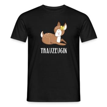 Trauzeugin Junggesellenabschied Frauen Hochzeit - Männer T-Shirt - Schwarz - Vorne - AI Model Male 178 light (178cm)