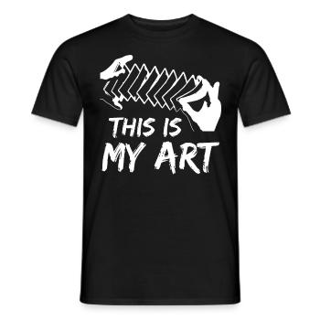 Cardistry Spielkarten Geschenk Magier Zaubern - Männer T-Shirt - Schwarz - Vorne - AI Model Male 178 light (178cm)