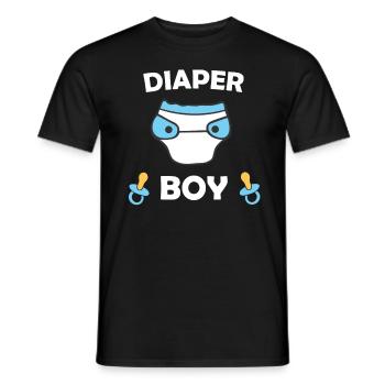 ABDL - T-shirt homme - noir - Devant - AI Model Male 178 light (178cm)