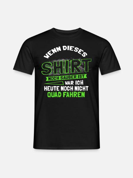 Quad ATV Fahrer Geschenk Offrad Biker Sprüche - Männer T-Shirt - Schwarz
