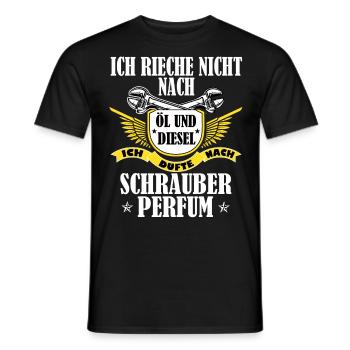 KFZ Mechaniker Geschenk Hobby Werkstatt Tuner - Männer T-Shirt - Schwarz - Vorne - AI Model Male 178 light (178cm)