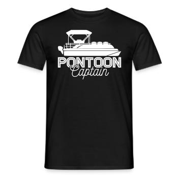 Bateau bateau à moteur bateaux navire - T-shirt homme - noir - Devant - AI Model Male 178 light (178cm)