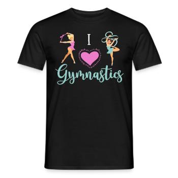 Rhythmische Sportgymnastik Geschenk Sportler - Männer T-Shirt - Schwarz - Vorne - AI Model Male 178 light (178cm)