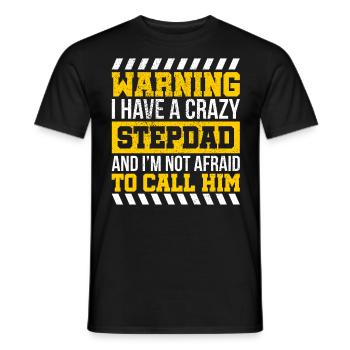 Cadeau de fête des pères - T-shirt homme - noir - Devant - AI Model Male 178 light (178cm)