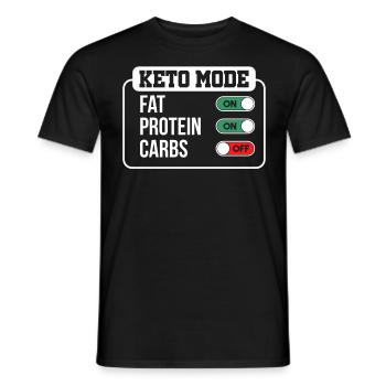 Diet Avocado Keto Gift - Men's T-Shirt - black - Front - AI Model Male 178 light (178cm)