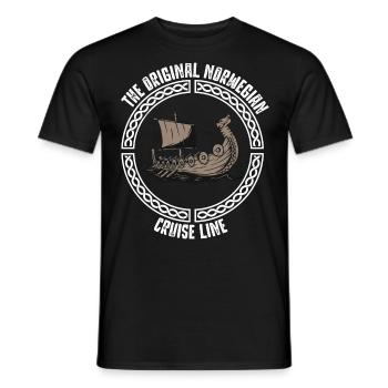 Cadeau Viking Viking, Odin, Valhalla, Thor - T-shirt homme - noir - Devant - AI Model Male 178 light (178cm)