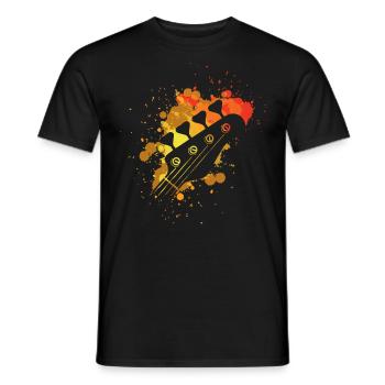 Idée cadeau bassiste bassiste bassiste - T-shirt homme - noir - Devant - AI Model Male 178 light (178cm)
