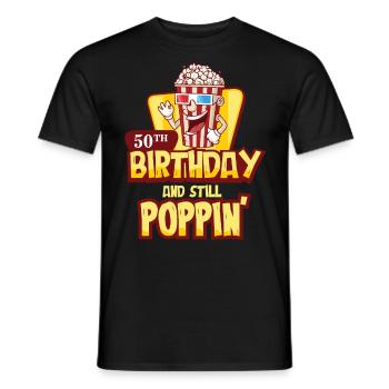 50 Geburtstag, 50 Jahre alt - Männer T-Shirt - Schwarz - Vorne - AI Model Male 178 light (178cm)