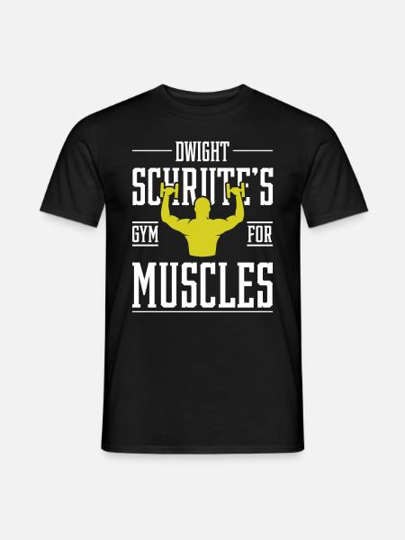 The Office Dwight’s Gym for Muscles - Motivation - T-shirt homme - noir